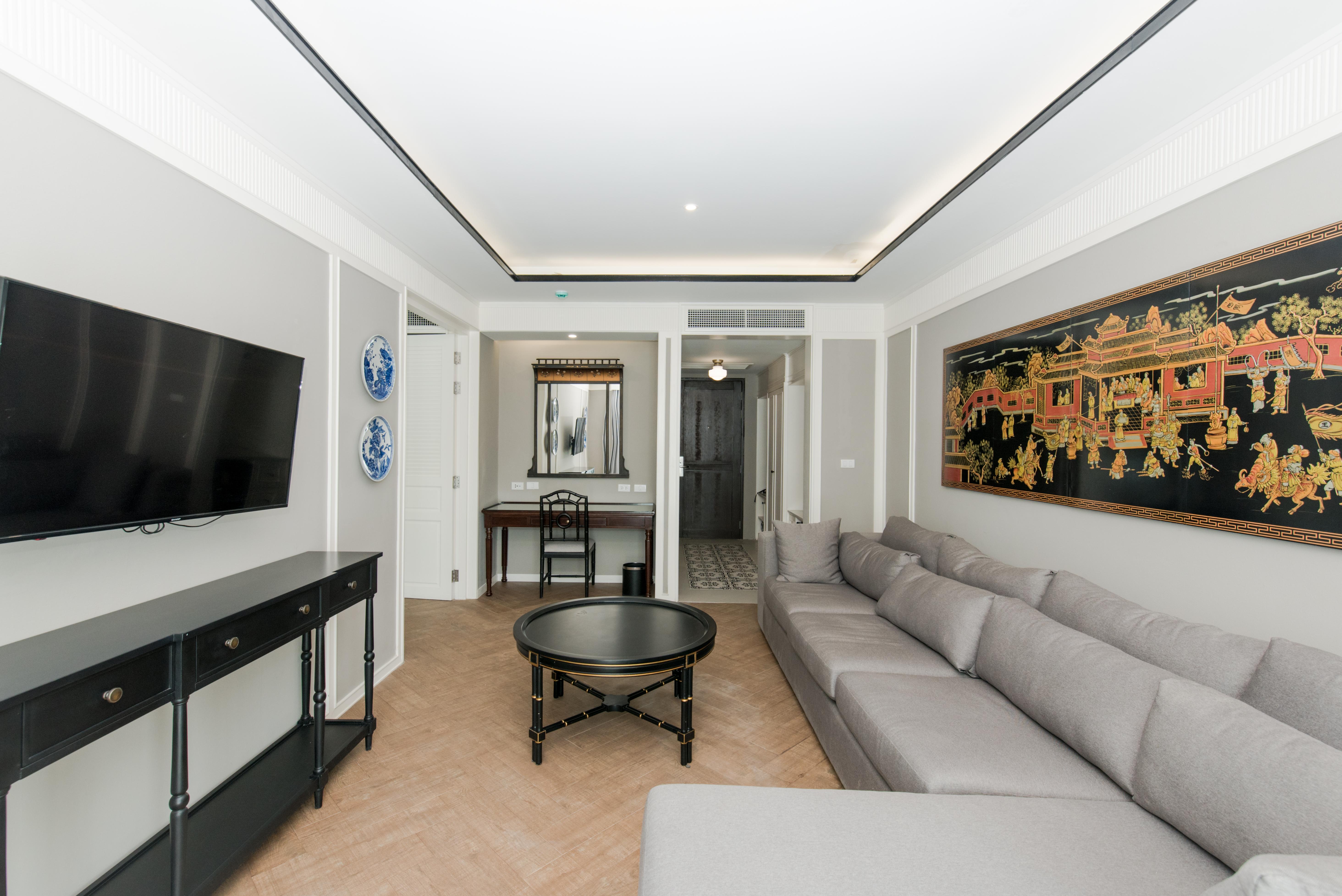 Marina Gallery Resort-Kacha-Kalim Bay - Sha Plus Patong Esterno foto A living room at the residence